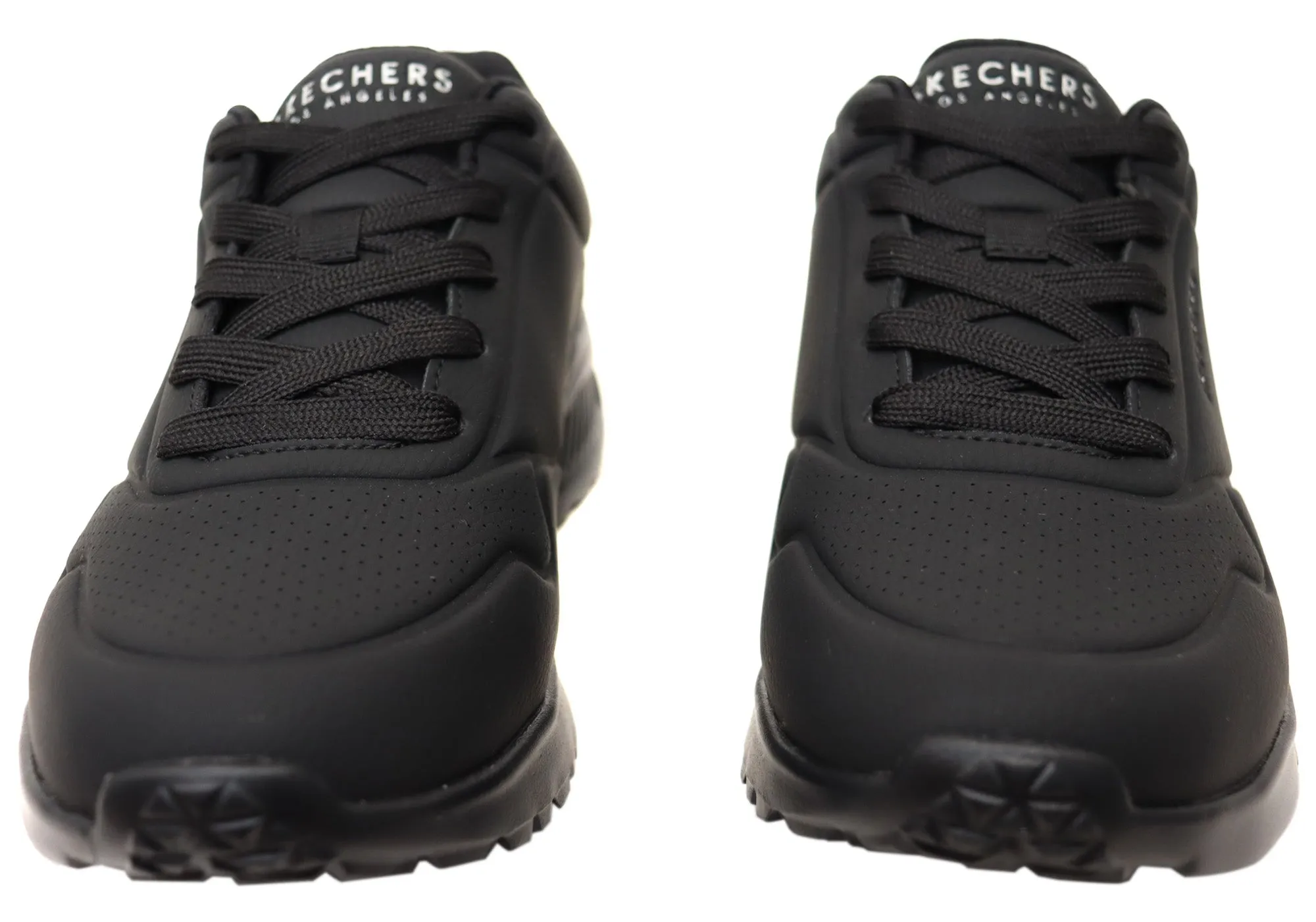Skechers Chaussures Hommes Uno Lite Lite Travail Confortables à Lacets Skechers