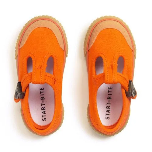Start-Rite : Ancre - Baskets à barre en toile pour enfant - Orange