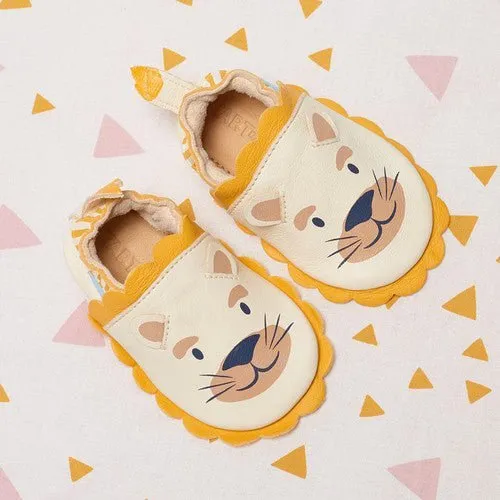 Start-Rite: Mocassins en cuir Fable - Lion / Cuir crème