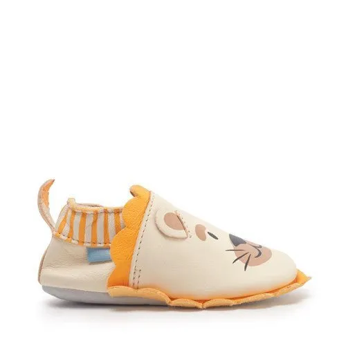 Start-Rite: Mocassins en cuir Fable - Lion / Cuir crème