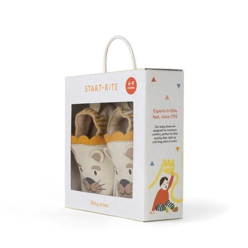 Start-Rite: Mocassins en cuir Fable - Lion / Cuir crème