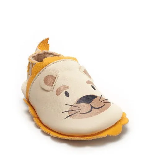 Start-Rite: Mocassins en cuir Fable - Lion / Cuir crème