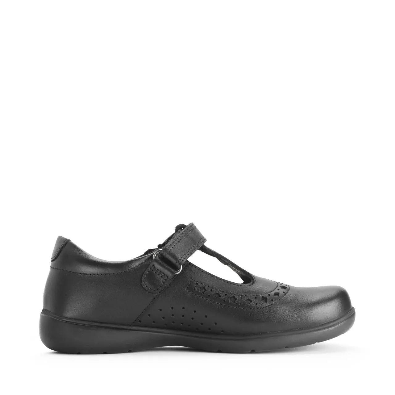 Start-Rite : Chaussures d'école à barrette Hope - Cuir noir