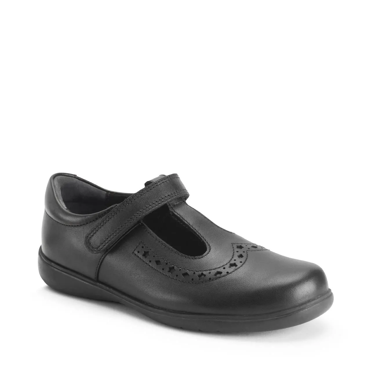 Start-Rite : Chaussures d'école à barrette Hope - Cuir noir