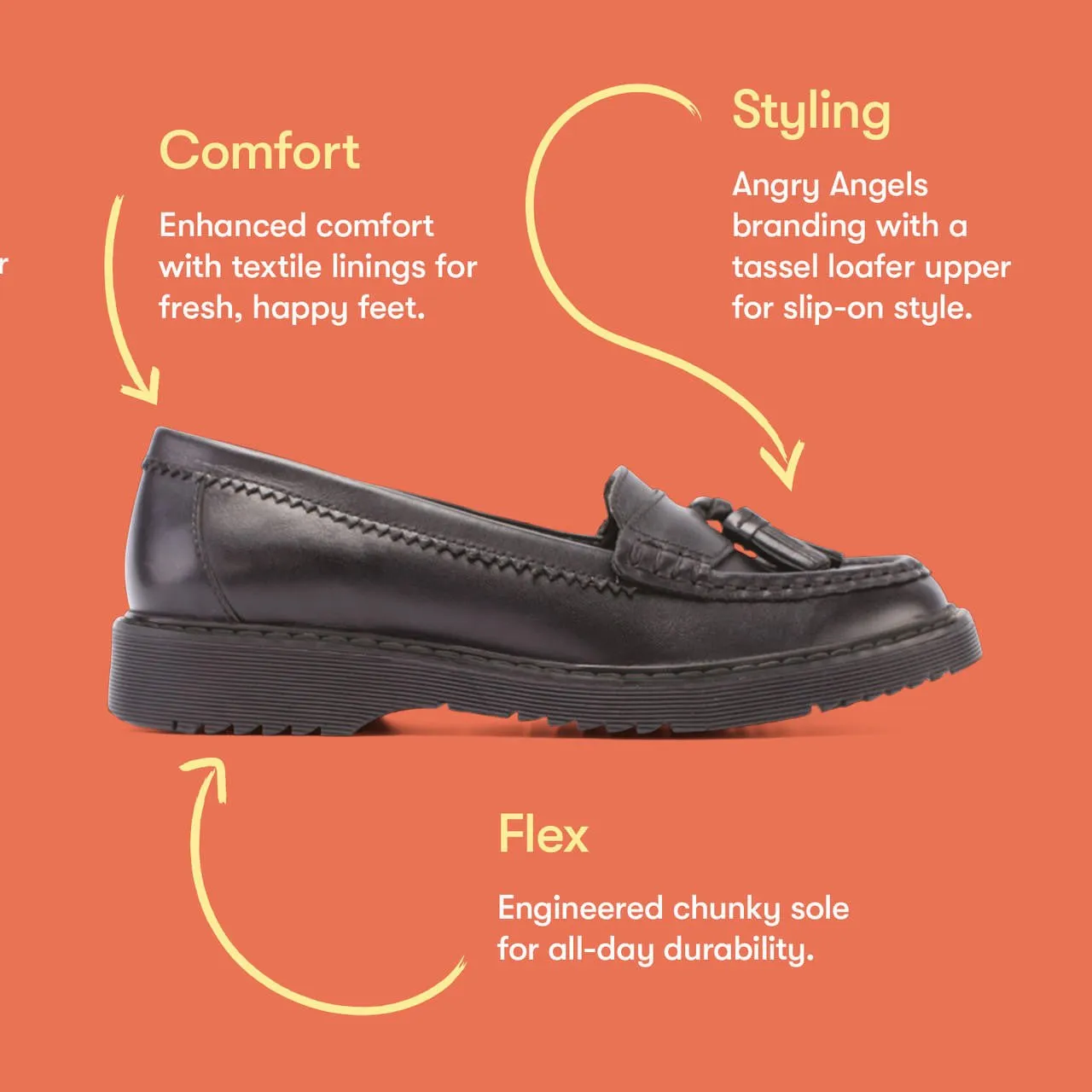 Start-Rite : Chaussures d'école à enfiler Infinity pour filles - Cuir noir