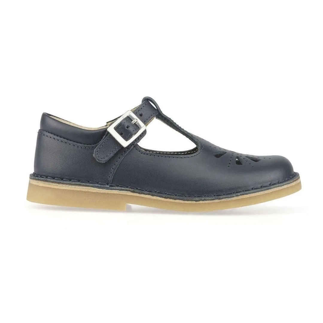 Start-Rite: Lottie en cuir marine