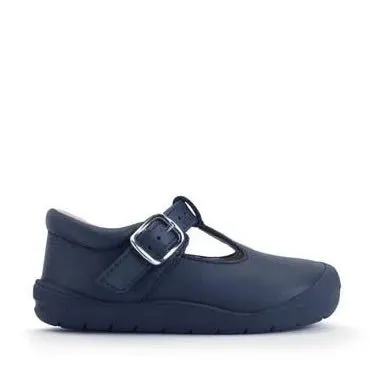 Start-Rite : Chaussures Premiers Pas à Boucle de Voyage pour Enfants - Cuir Marine