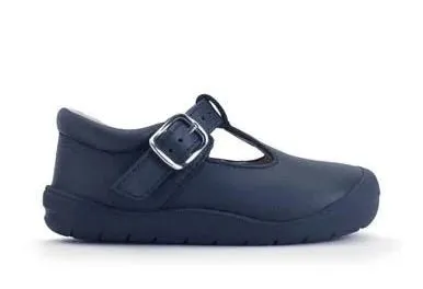 Start-Rite : Chaussures Premiers Pas à Boucle de Voyage pour Enfants - Cuir Marine