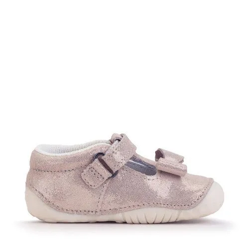Start-Rite : Chaussons Prémarché Pailletés Or Pâle
