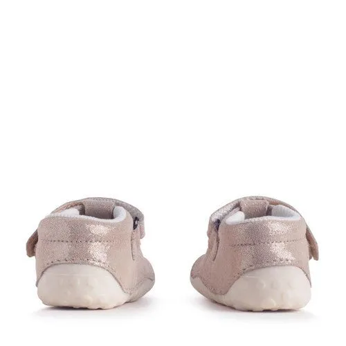 Start-Rite : Chaussons Prémarché Pailletés Or Pâle