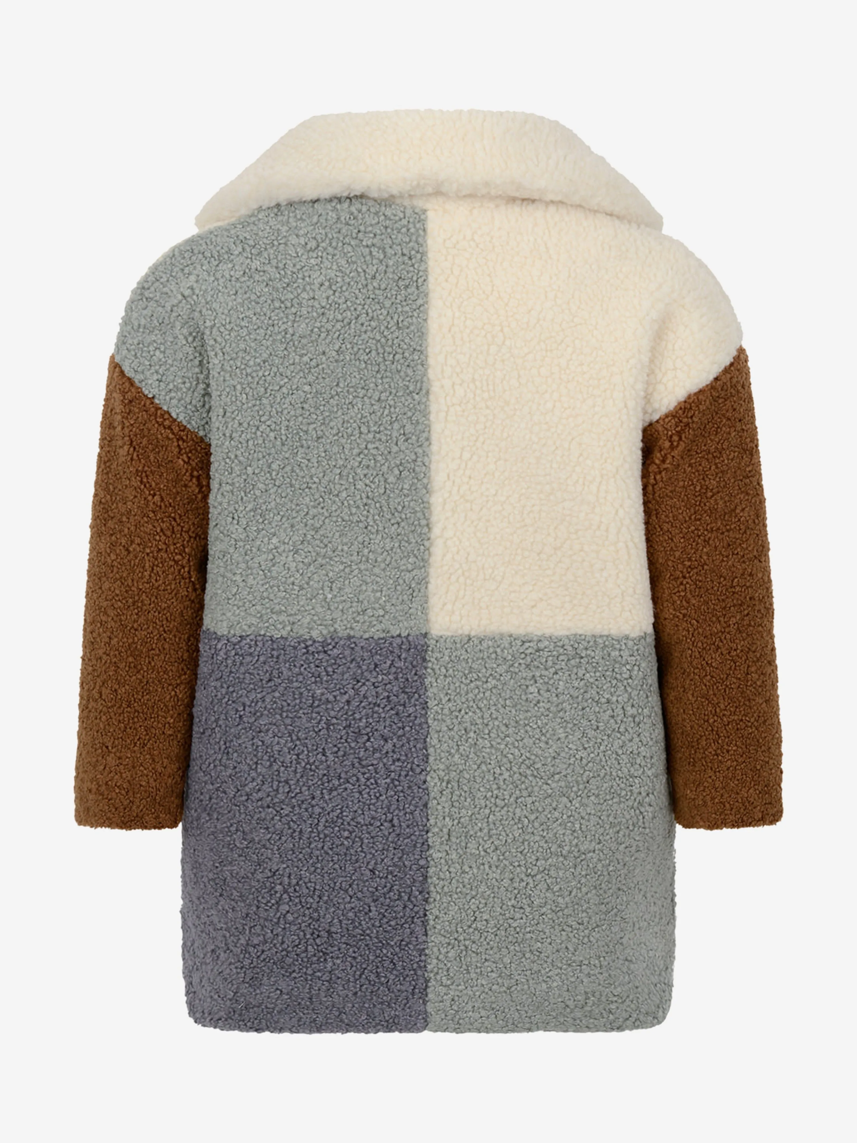 Manteau patchwork ivoire pour filles Stella McCartney