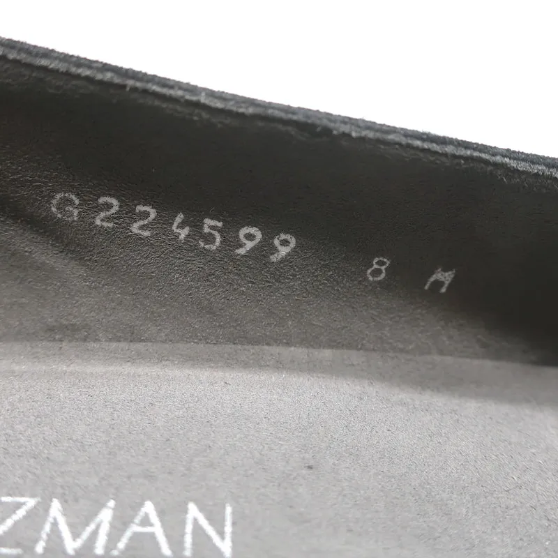 Stuart Weitzman Chicpearl Ballerines en Suède Noir Taille 8