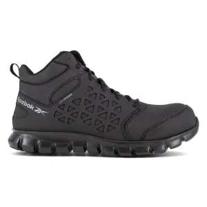 Sublite Cushion Alloy-Toe Mid Cut Athletic Work Boot Black Exofuse