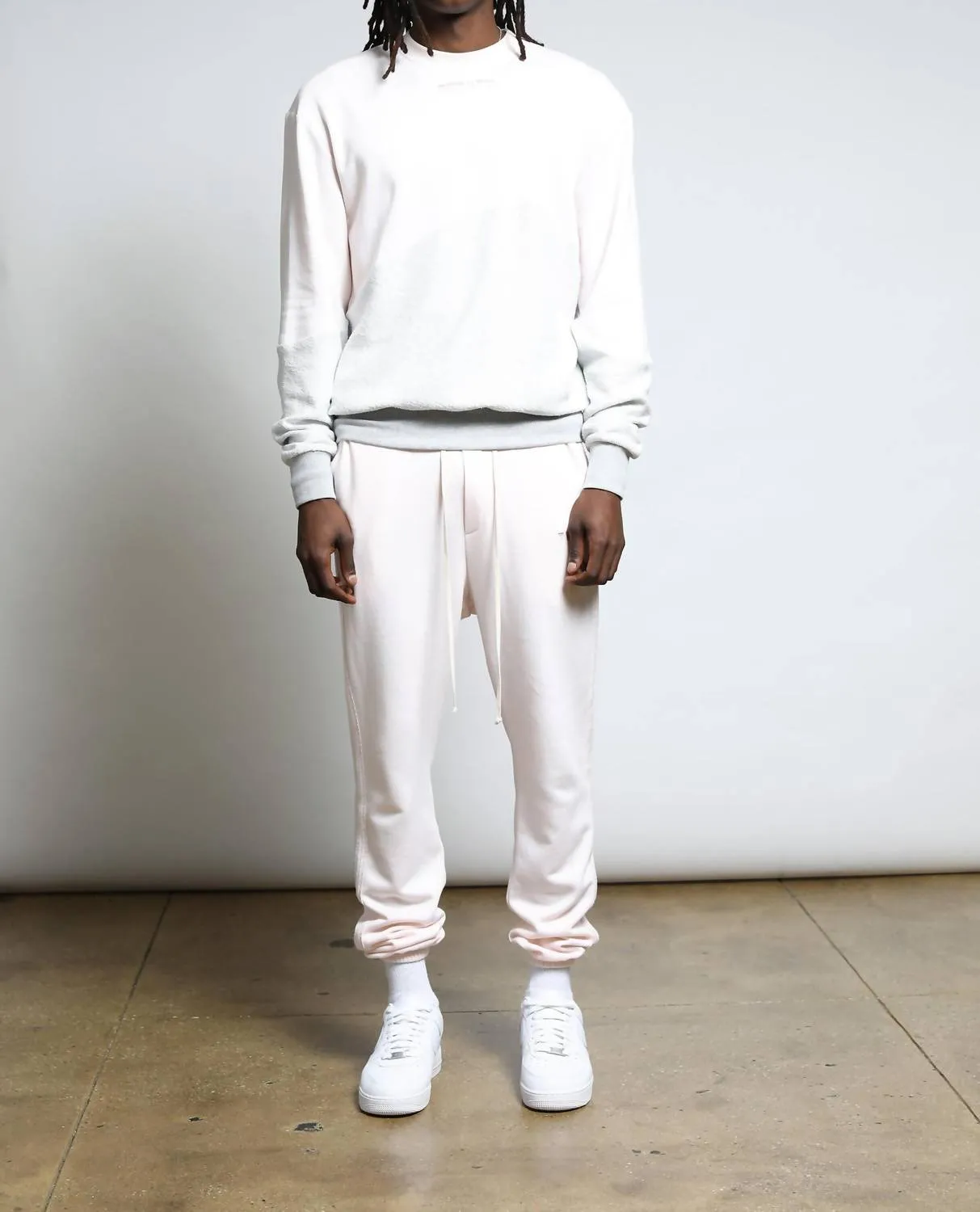 Sunnyside Reverse Loop Terry Pantalon de survêtement en Quartz Rose