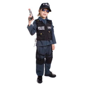 S.w.a.t. Police Officer Costume - Kids Babykids_Dress-Up-America