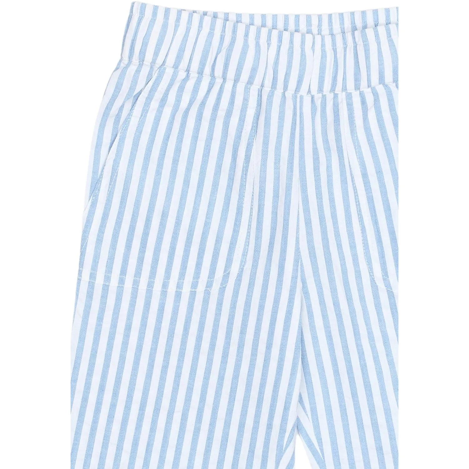 LES NOUVEAUX Siblings X Luksusbaby Pantalon Ojo Rayé Bleu Brumeux Babykids_The-New-Siblings