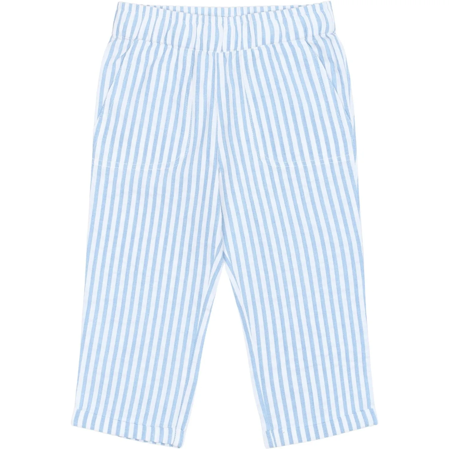 LES NOUVEAUX Siblings X Luksusbaby Pantalon Ojo Rayé Bleu Brumeux Babykids_The-New-Siblings