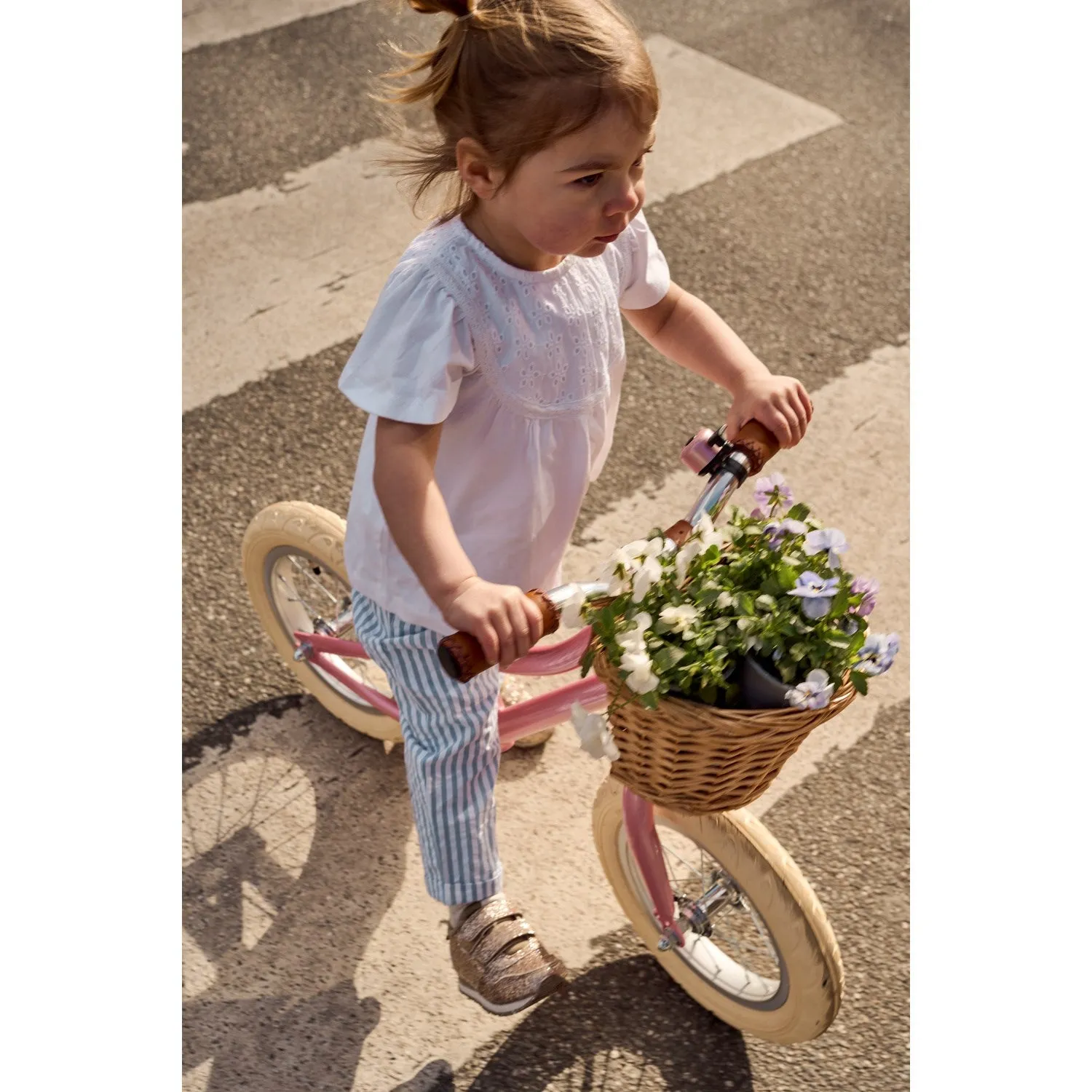 LES NOUVEAUX Siblings X Luksusbaby Pantalon Ojo Rayé Bleu Brumeux Babykids_The-New-Siblings