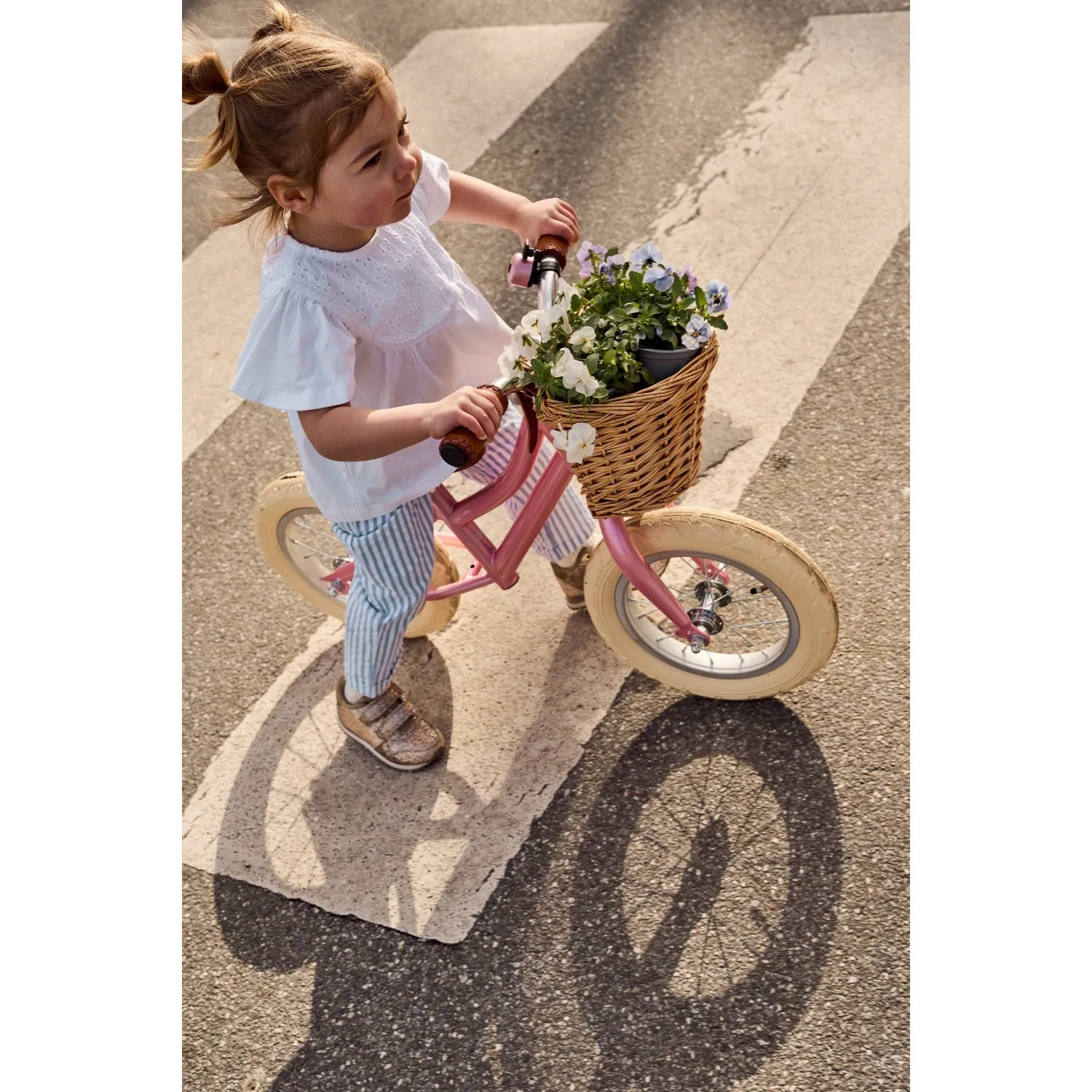 LES NOUVEAUX Siblings X Luksusbaby Pantalon Ojo Rayé Bleu Brumeux Babykids_The-New-Siblings