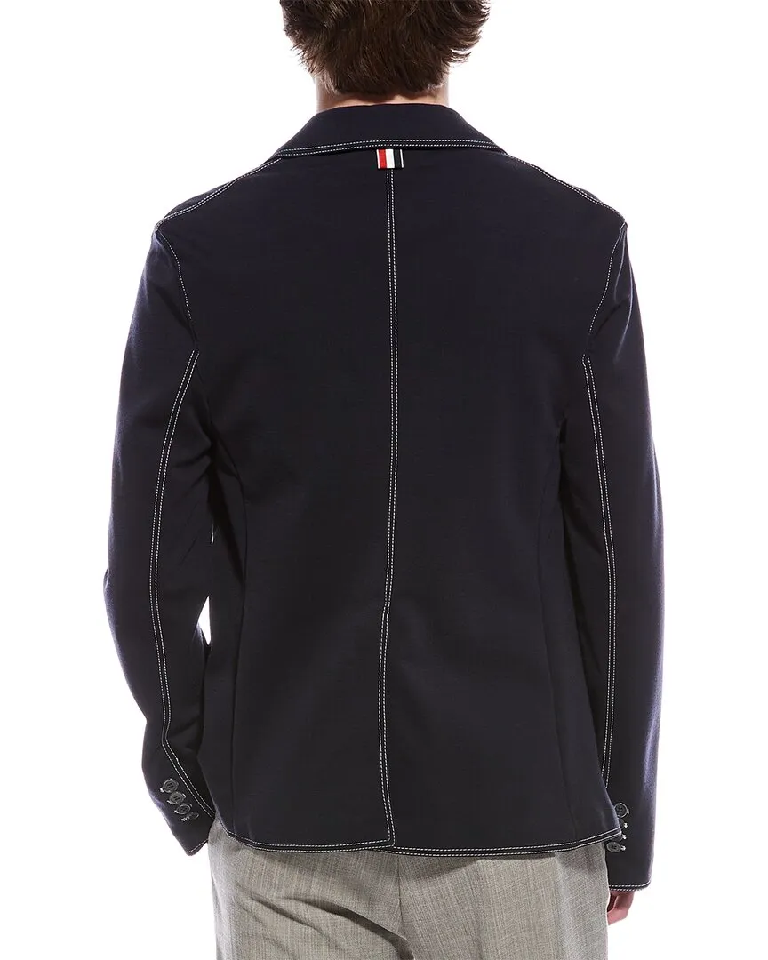 Veste de sport en laine mélangée Thom Browne