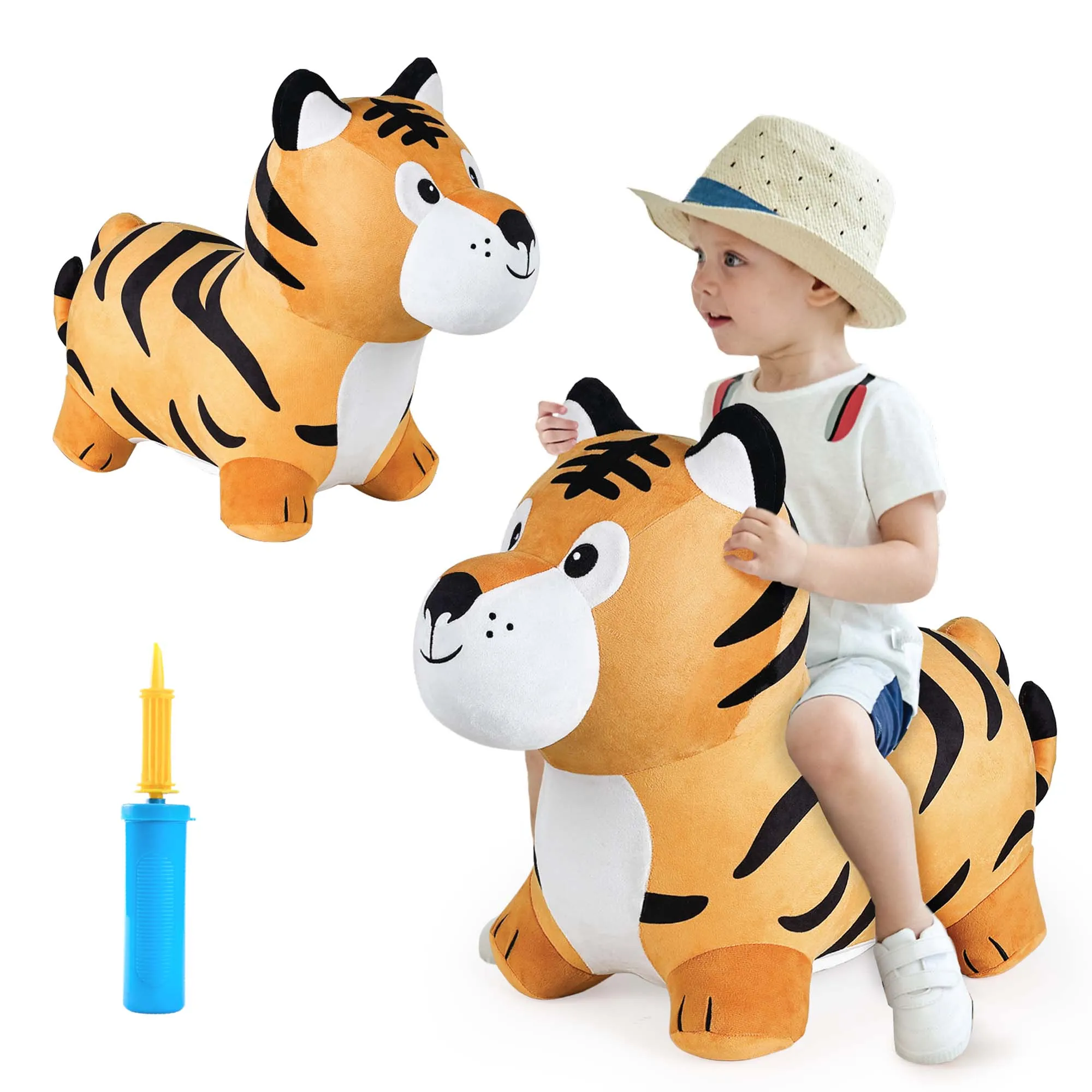 Tigre Copains Sauteurs Cheval Peluche Animaux à Bascules Jouets