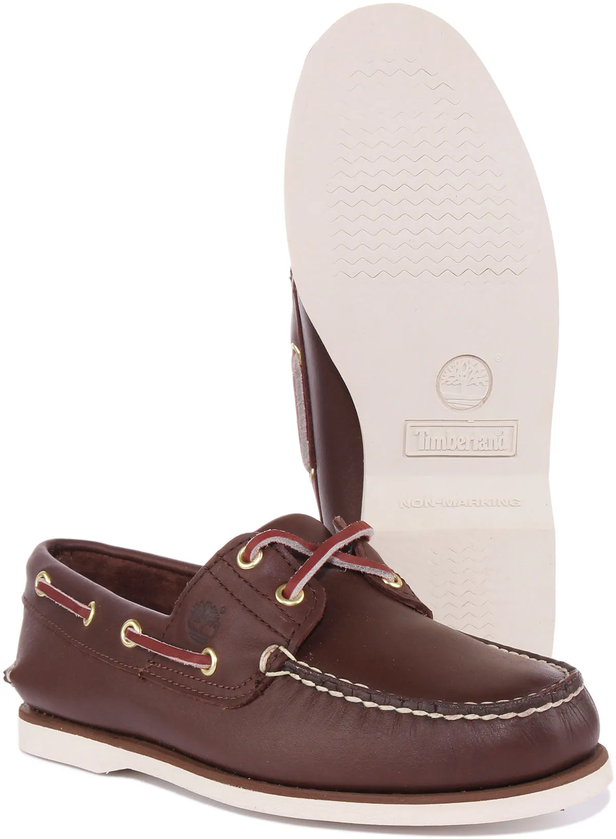 Timberland 74035 en marron et blanc pour chaussures homme Timberland