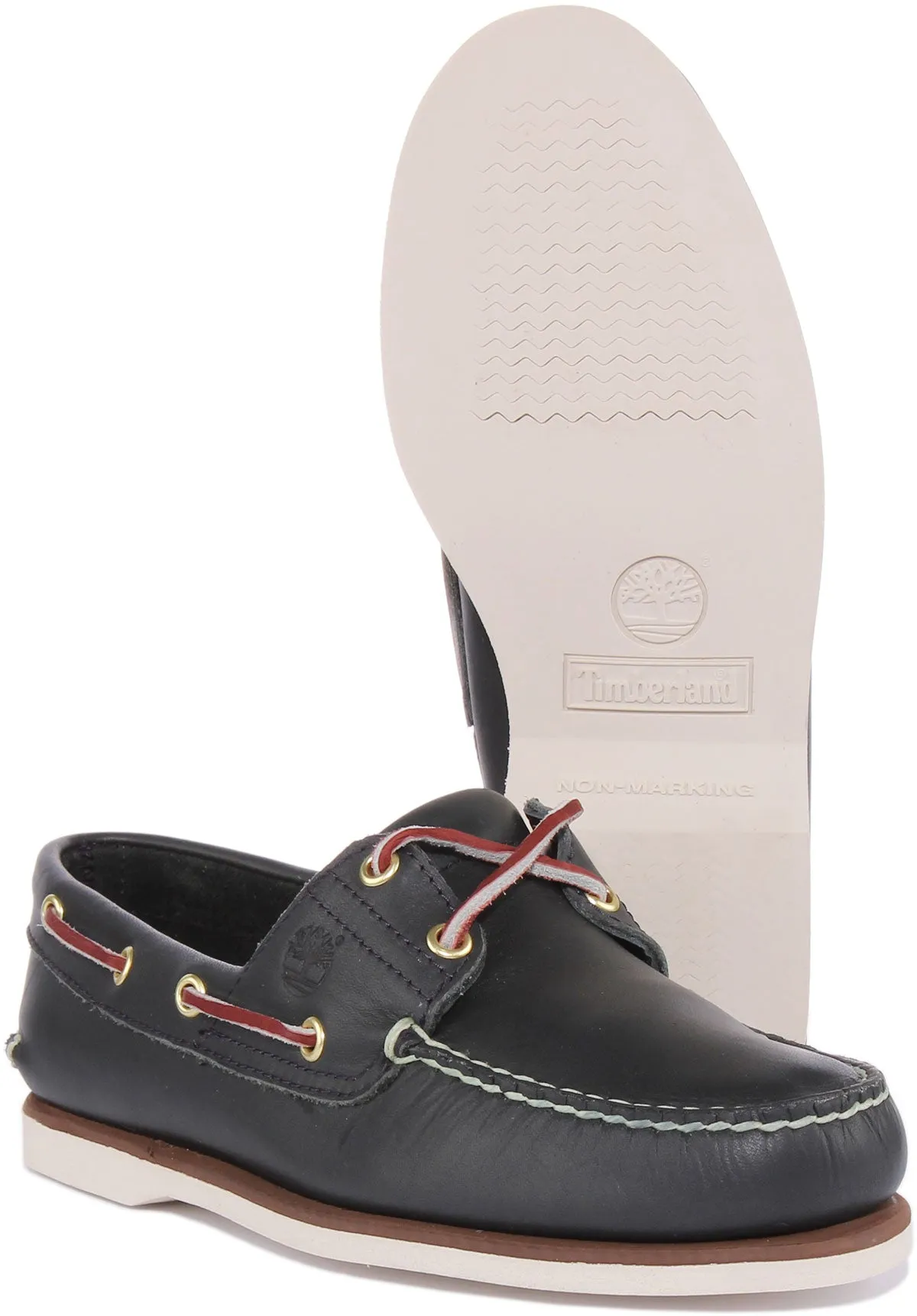 Chaussures Timberland 74036 en bleu marine et blanc pour hommes
