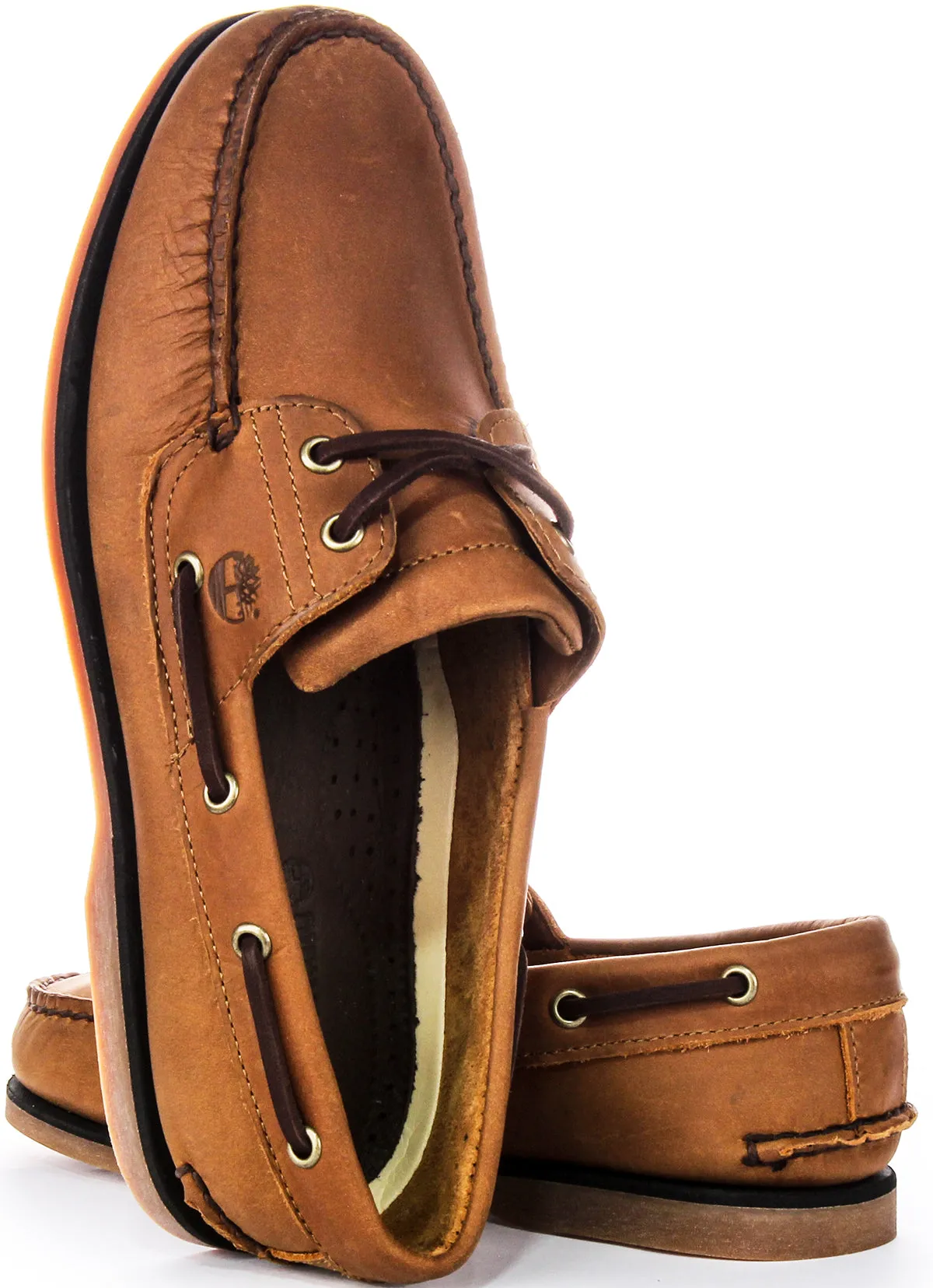 Chaussures bateau Timberland A2G7U en marron clair pour hommes
