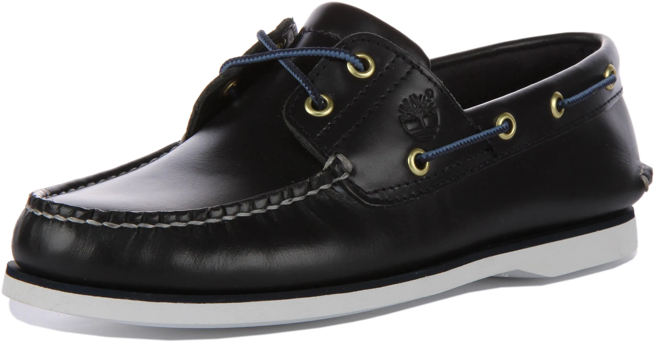 Chaussures Timberland A5Qu8 à 2 œillets en marine pour hommes