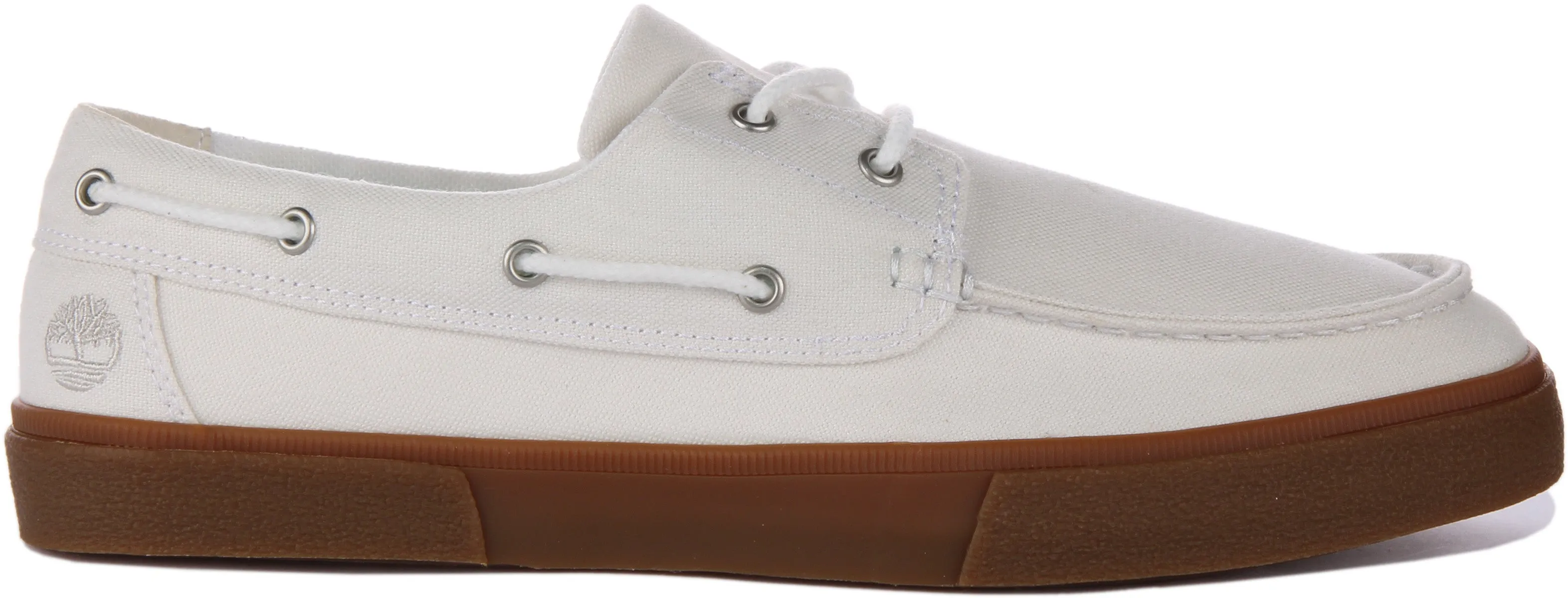Chaussures bateau Timberland A5Zdn Union Wharf en blanc pour hommes