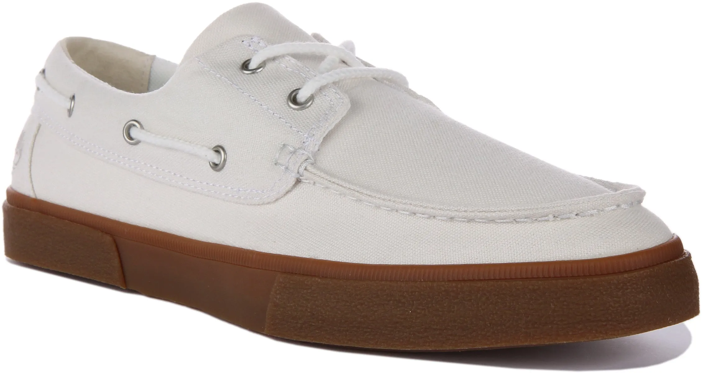 Chaussures bateau Timberland A5Zdn Union Wharf en blanc pour hommes