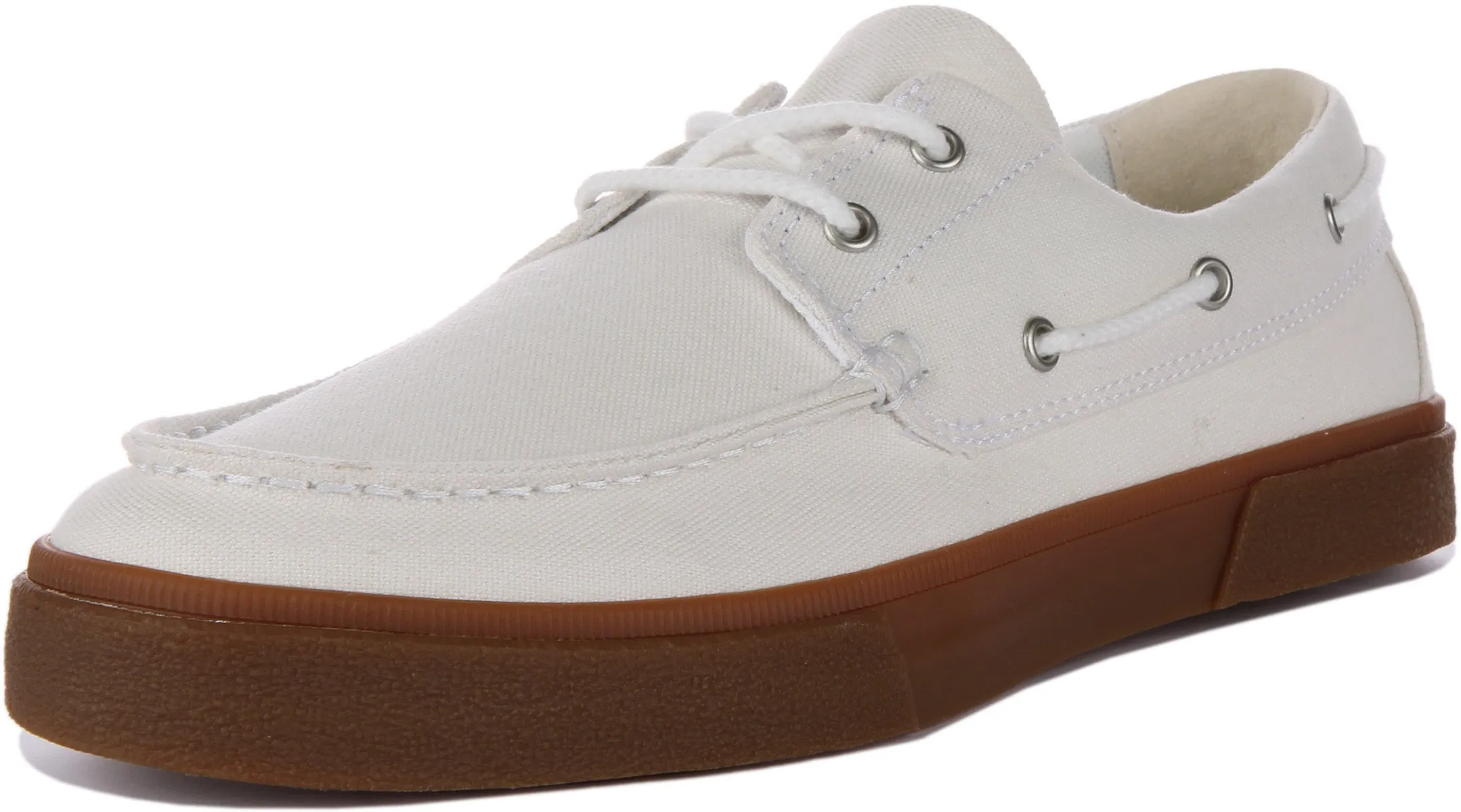 Chaussures bateau Timberland A5Zdn Union Wharf en blanc pour hommes