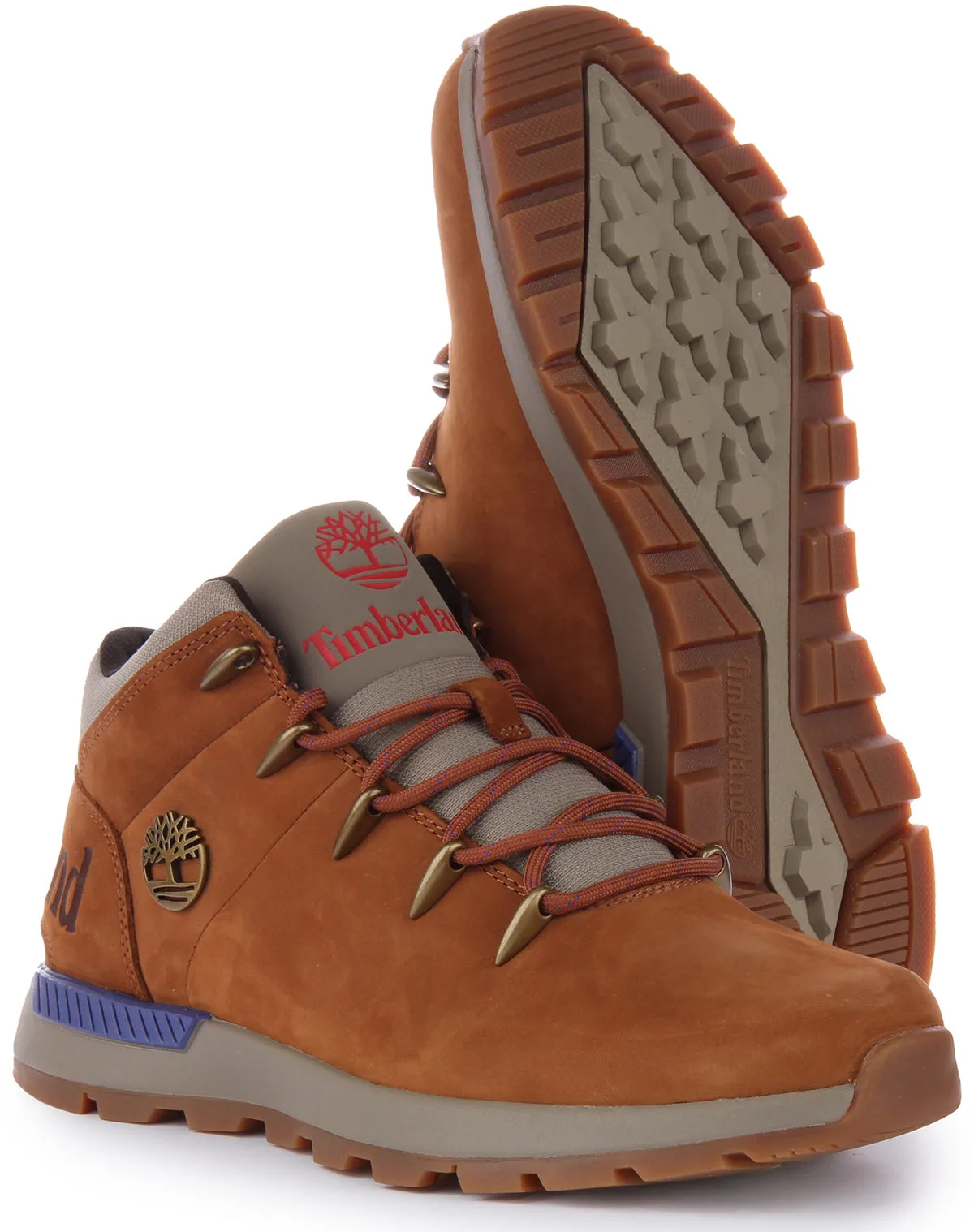 Chaussures Timberland A61Fz Sprint Trekker Mid Rouille Pour Homme Timberland