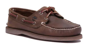 Timberland Classic 2 Eyelet Boat Shoe In Brown For Men Shoes Timberland