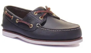 Timberland Classic Boat Shoe In Navy White For Men Shoes Timberland