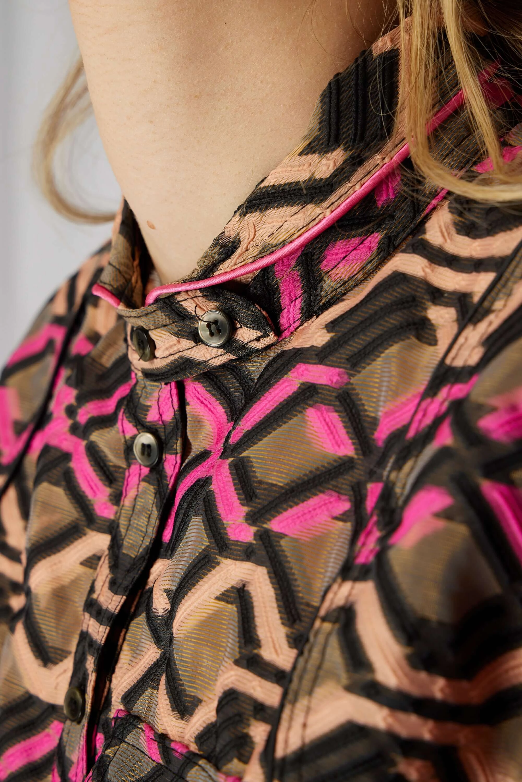 Tokyo shirt in Organza embroidery Matrix