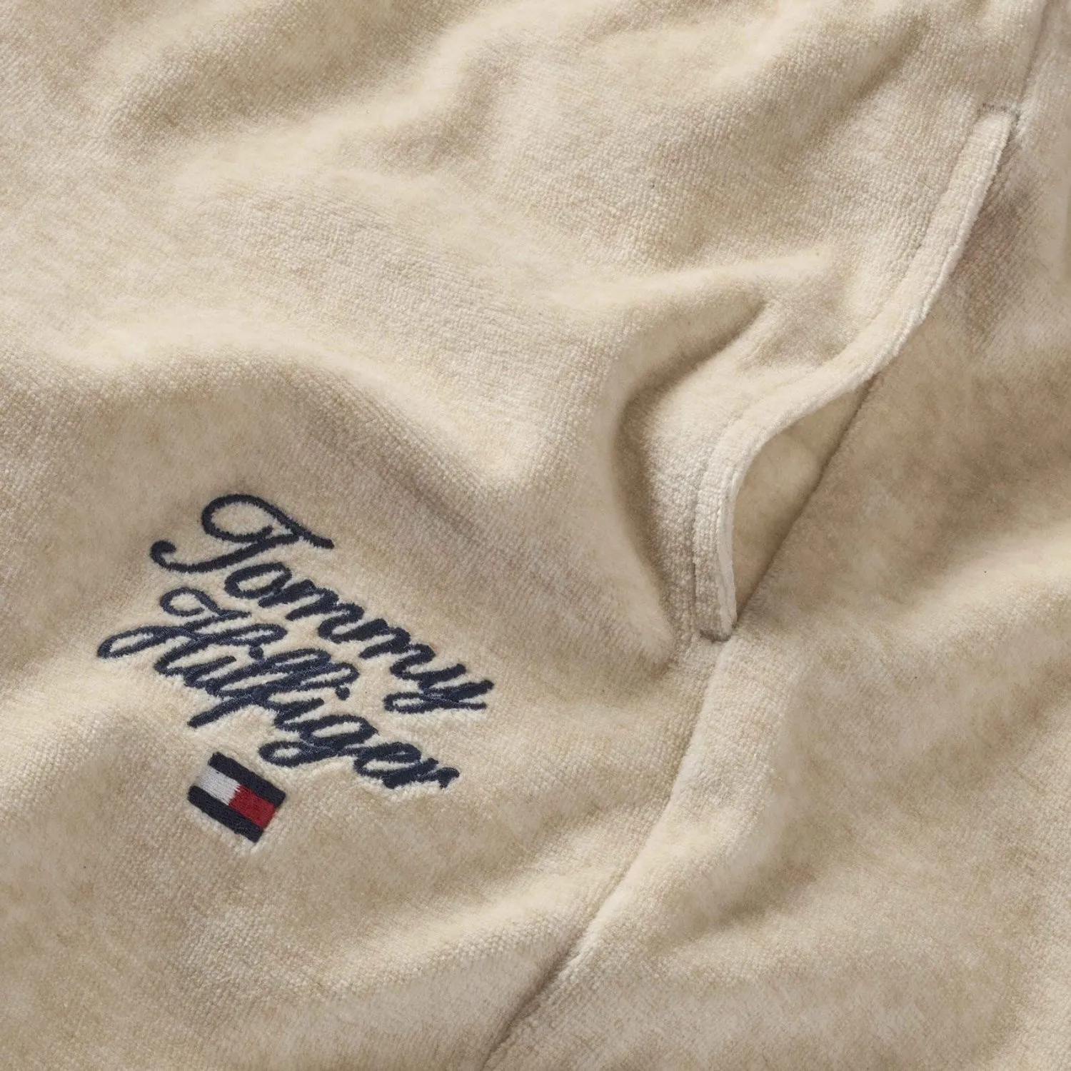 Tommy Hilfiger Pantalon en velours script chiné avoine Babykids_Tommy-Hilfiger