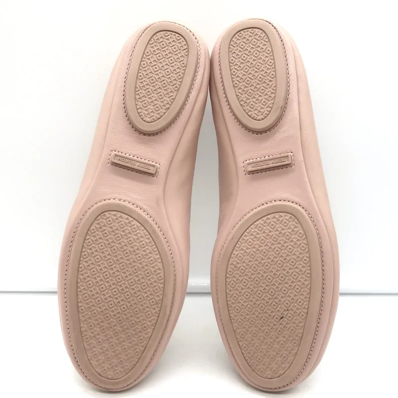 Tory Burch Minnie Ballerines de Voyage Sand en Cuir Nappa Taille 8