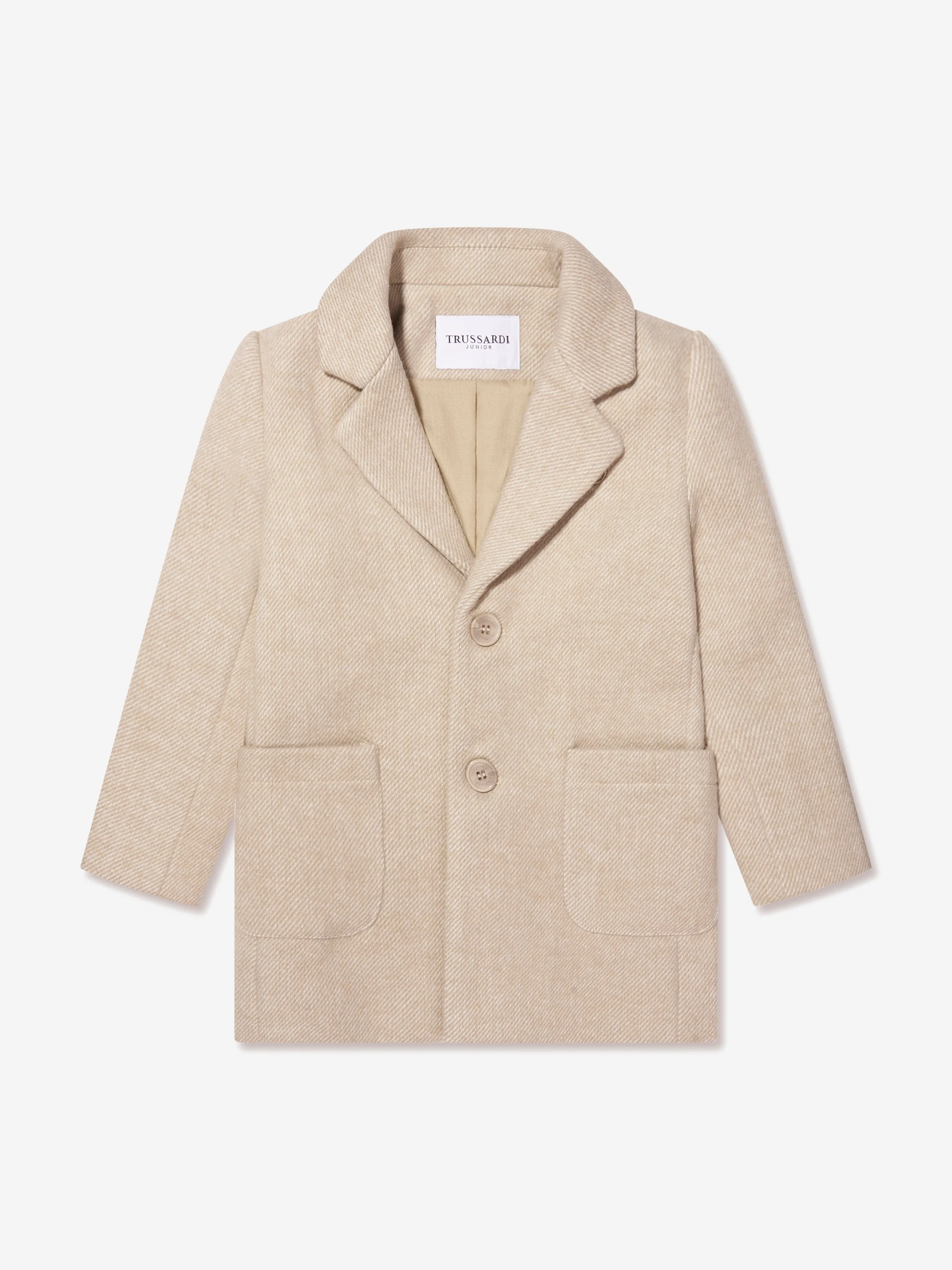 Manteau long Trussardi Boys Imaril en beige