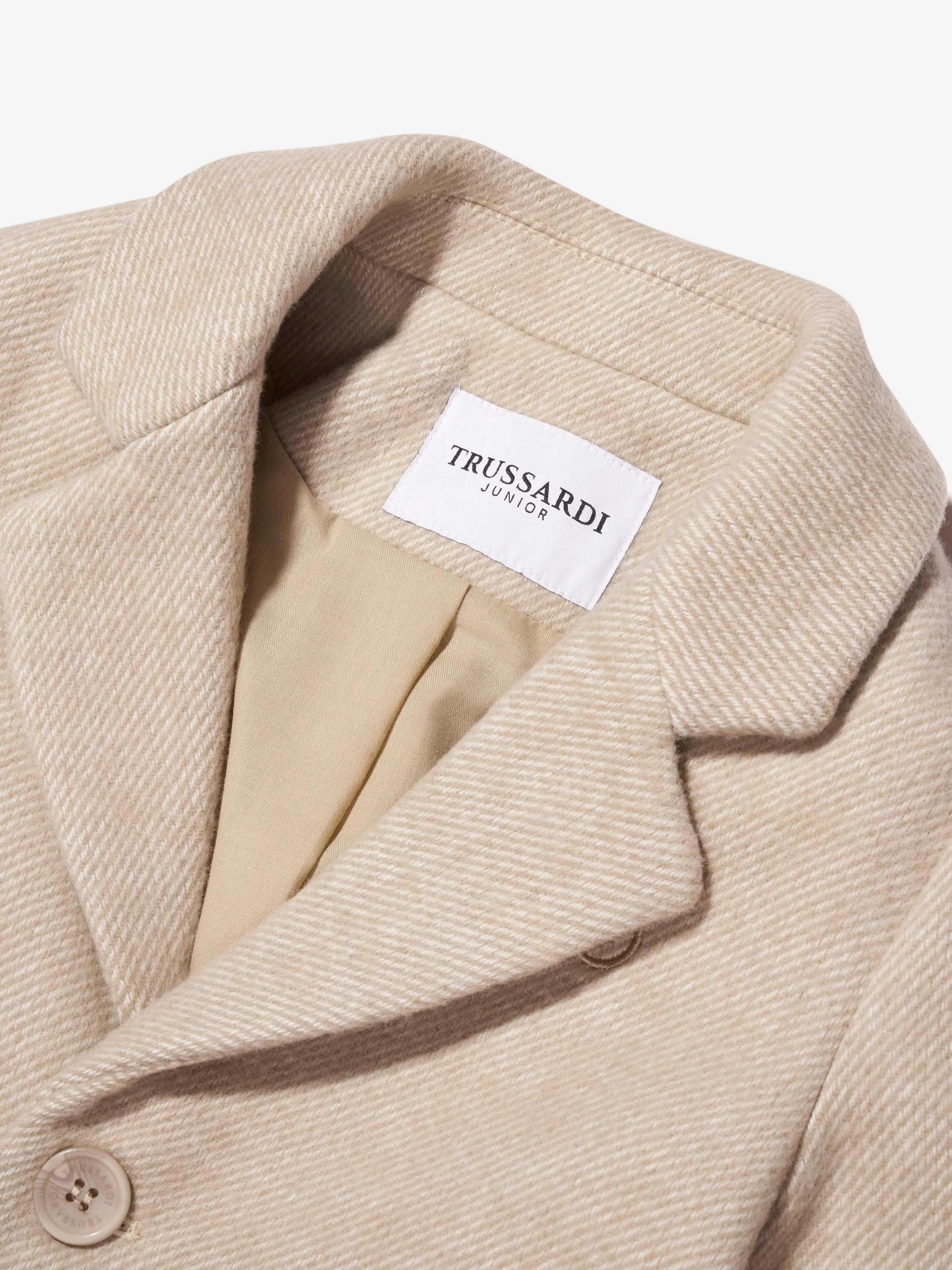Manteau long Trussardi Boys Imaril en beige