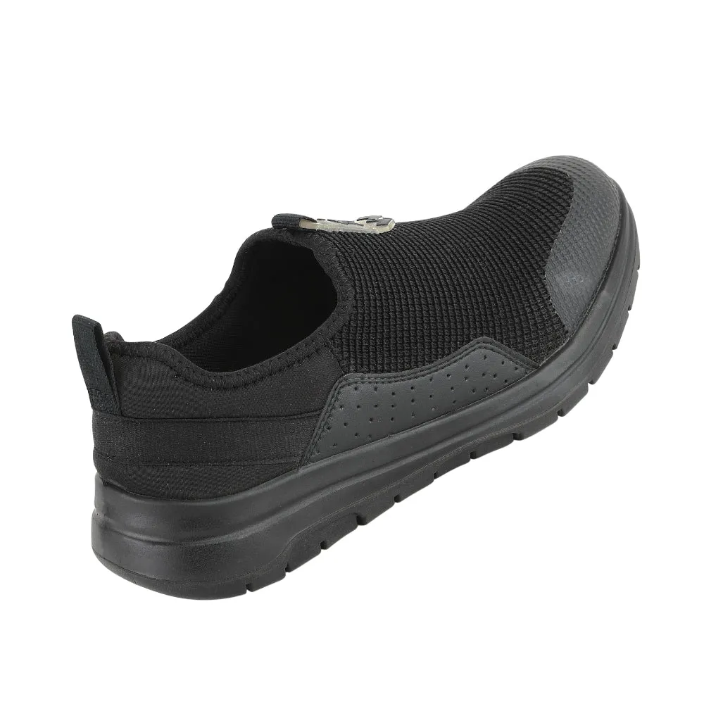 Chaussures décontractées sans lacets Warrior Noir pour hommes AIR WALK par Liberty