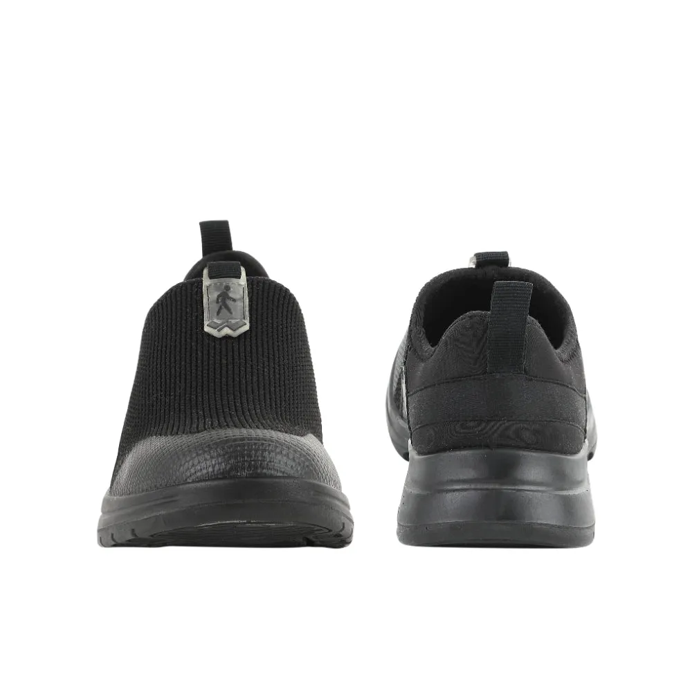 Chaussures décontractées sans lacets Warrior Noir pour hommes AIR WALK par Liberty