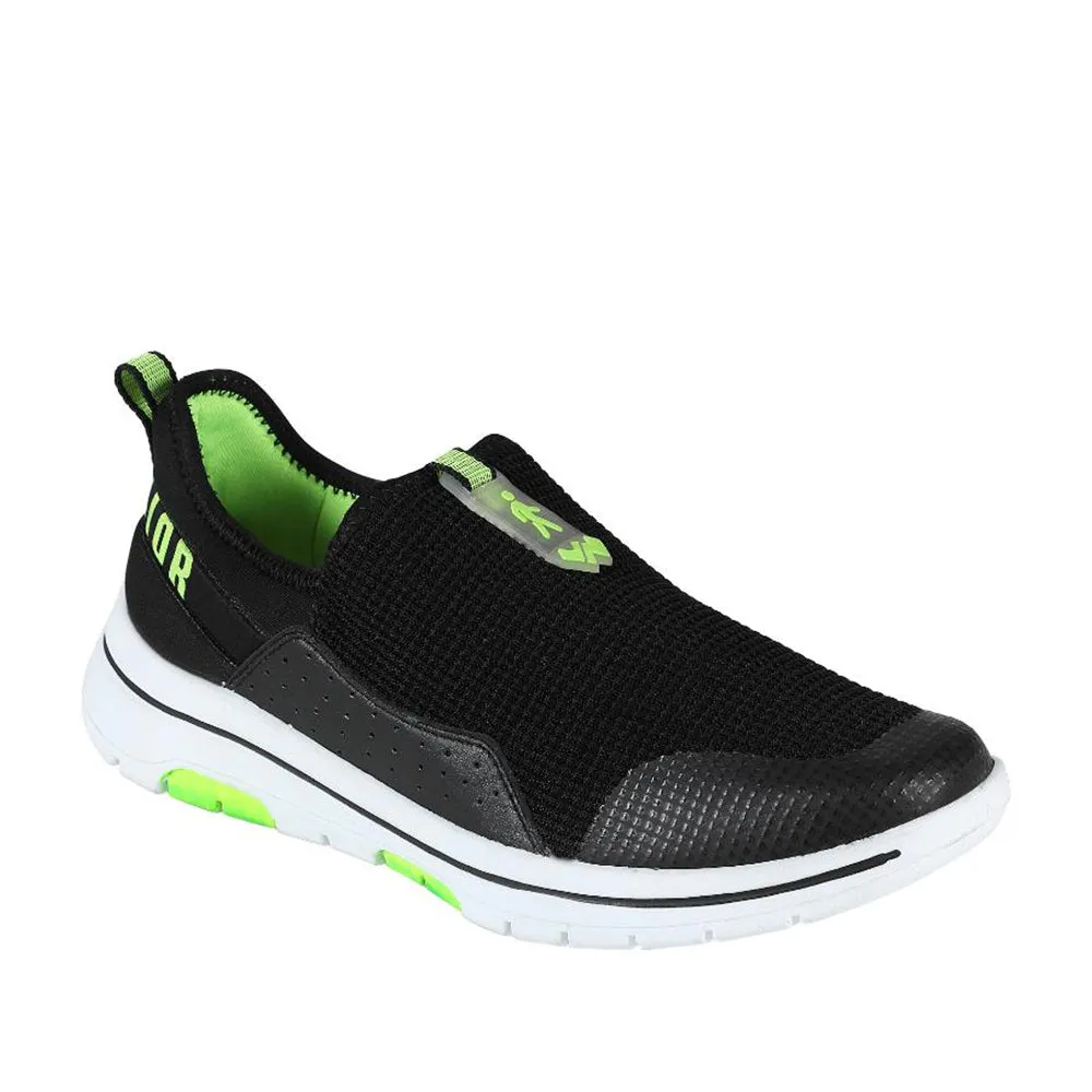 Chaussures décontractées sans lacets Warrior Green pour hommes, marche facile par Liberty