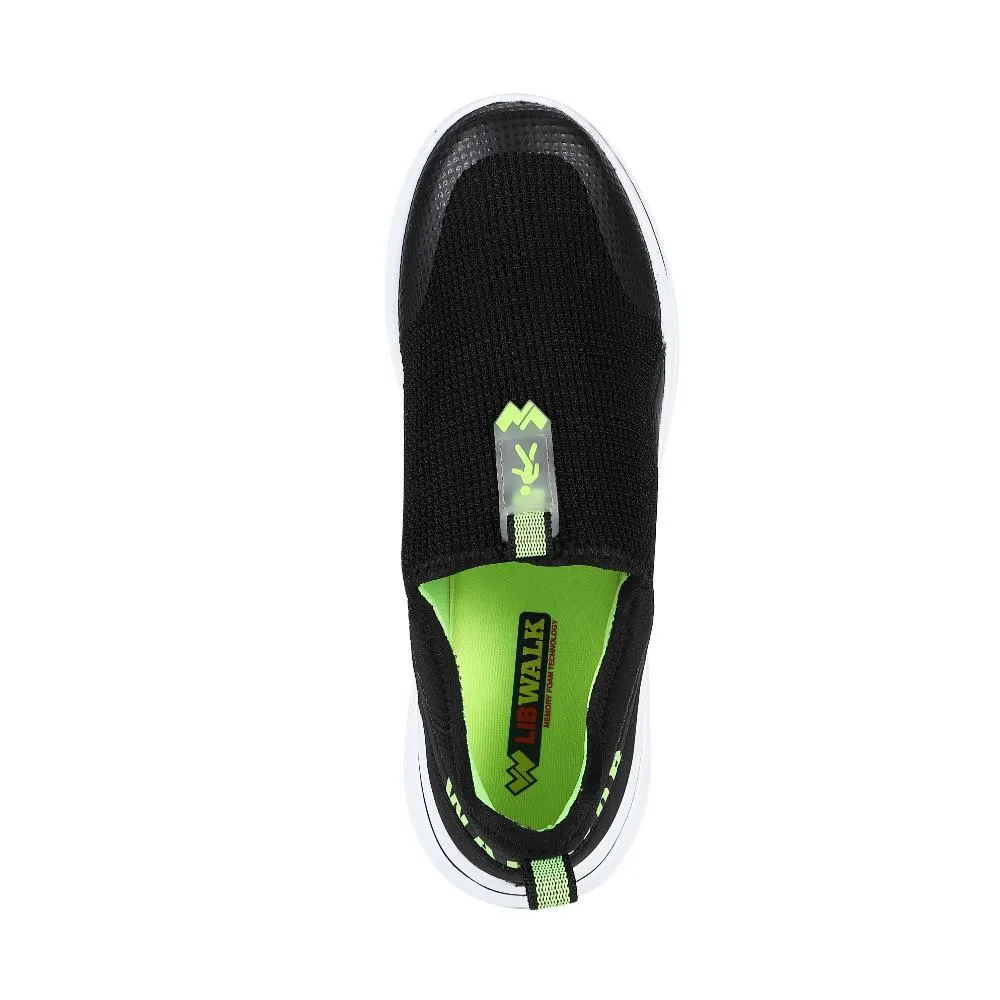 Chaussures décontractées sans lacets Warrior Green pour hommes, marche facile par Liberty