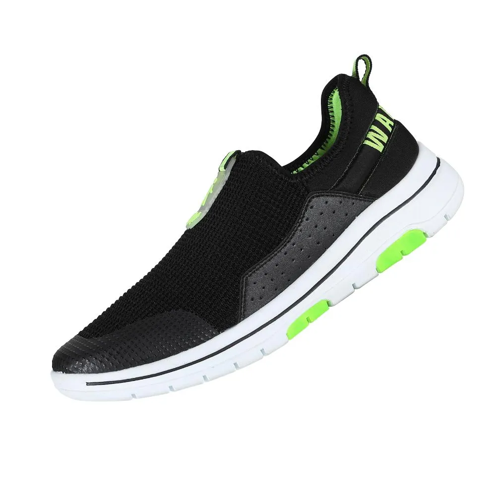 Chaussures décontractées sans lacets Warrior Green pour hommes, marche facile par Liberty