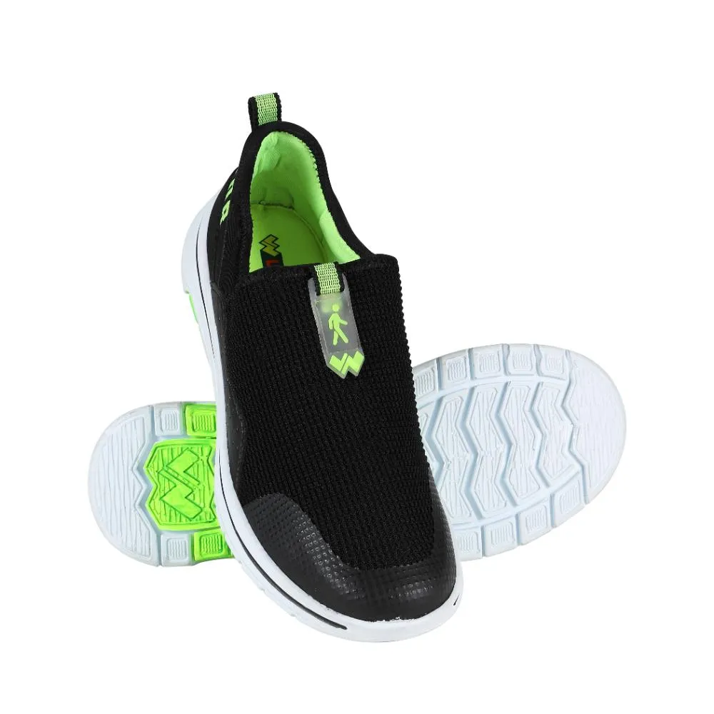 Chaussures décontractées sans lacets Warrior Green pour hommes, marche facile par Liberty
