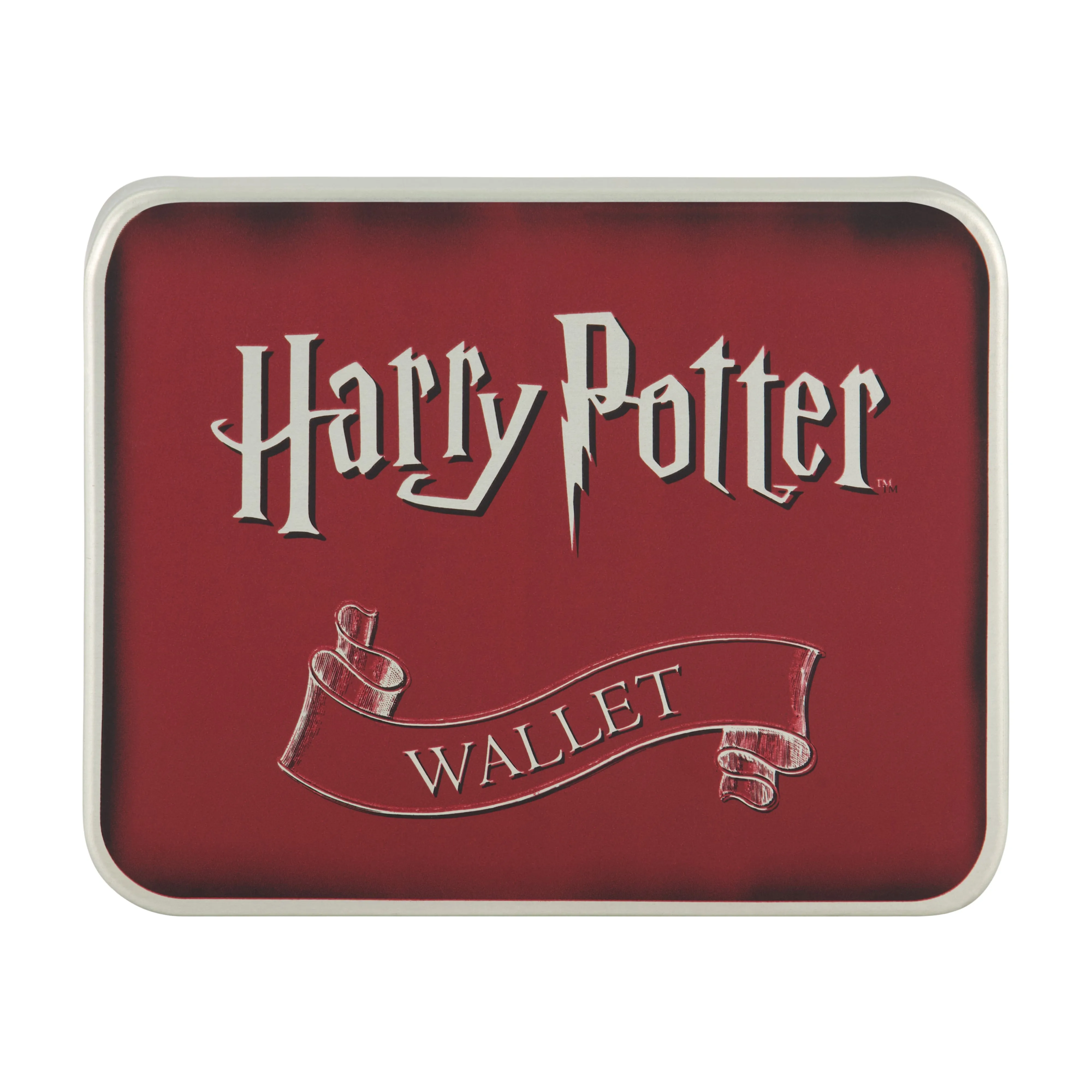Portefeuille bifold WB HARRY POTTER Éclair et Lunettes en bordeaux, portefeuille mince avec boîte décorative pour hommes et femmes chaussures ecco