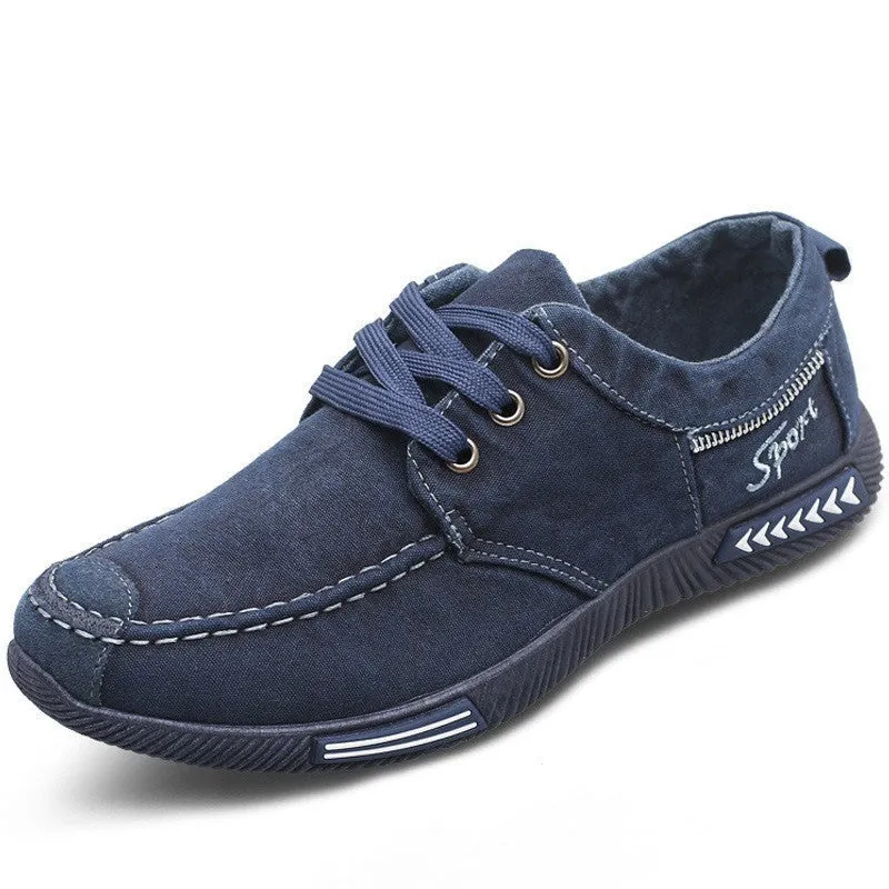 West Louis™ Chaussures plates extérieures pour hommes en toile