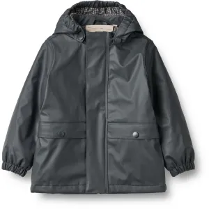 Wheat Dark Ink Thermo Rain Coat Aju Wheat