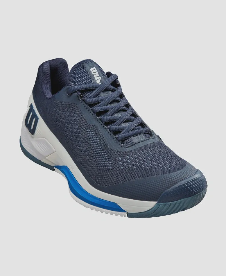 Chaussures de tennis Wilson Rush Pro 4.0 pour hommes - Bleu marine/Bleu lapis